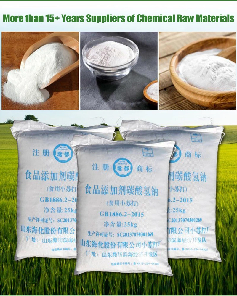 Manufacturer Supply CAS 144-55-8 Food Grade 99.8% Baking Soda Sodium Bicarbonate