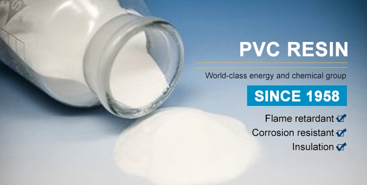 590-1500 White Zhongtai Chemical China Polyvinyl Chloride Sg3 Sg5 Sg8 PVC Resin