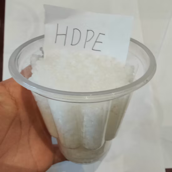 HDPEプラスチック原料、造粒された純粋なHDPE顆粒