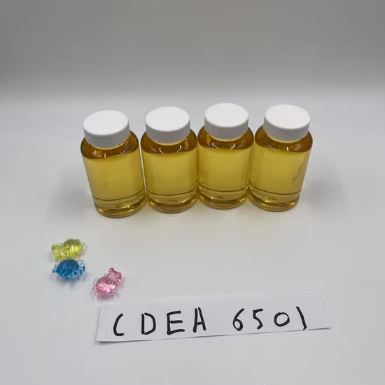 洗剤 Cdea 6501 ココナッツ ジエタノールアミド/コカ​​ミド Cdea 6501 CAS 番号 68603-42-9 の黄色の液体化学薬品